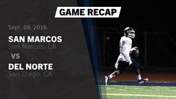 Recap: San Marcos  vs. Del Norte  2016