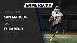 Recap: San Marcos  vs. El Camino  2016