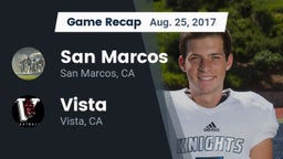 Recap: San Marcos  vs. Vista  2017