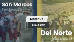 Matchup: San Marcos High vs. Del Norte  2017