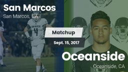Matchup: San Marcos High vs. Oceanside  2017