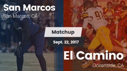 Matchup: San Marcos High vs. El Camino  2017