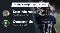 Recap: San Marcos  vs. Oceanside  2017