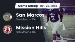 Recap: San Marcos  vs. Mission Hills  2018