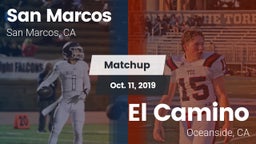 Matchup: San Marcos High vs. El Camino  2019