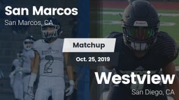 Matchup: San Marcos High vs. Westview  2019