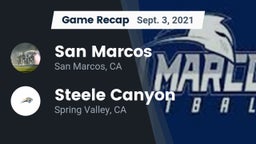 Recap: San Marcos  vs. Steele Canyon  2021