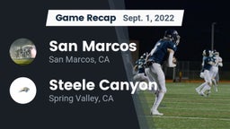 Recap: San Marcos  vs. Steele Canyon  2022