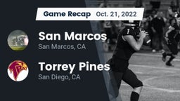 Recap: San Marcos  vs. Torrey Pines  2022