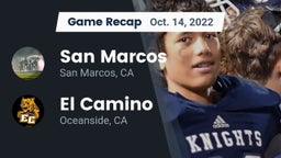 Recap: San Marcos  vs. El Camino  2022
