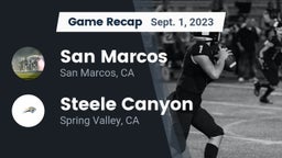Recap: San Marcos  vs. Steele Canyon  2023