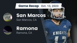 Recap: San Marcos  vs. Ramona  2023