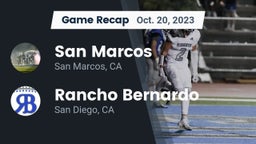 Recap: San Marcos  vs. Rancho Bernardo  2023