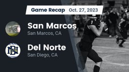 Recap: San Marcos  vs. Del Norte  2023