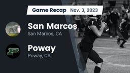 Recap: San Marcos  vs. Poway  2023