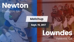 Matchup: Newton  vs. Lowndes  2017
