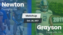Matchup: Newton  vs. Grayson  2017