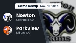 Recap: Newton  vs. Parkview  2017