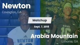 Matchup: Newton  vs. Arabia Mountain  2018