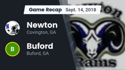 Recap: Newton  vs. Buford  2018