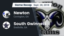 Recap: Newton  vs. South Gwinnett  2018