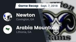 Recap: Newton  vs. Arabia Mountain  2018