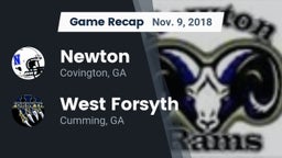 Recap: Newton  vs. West Forsyth  2018