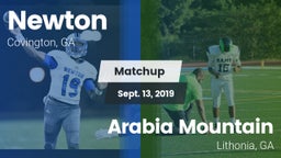 Matchup: Newton  vs. Arabia Mountain  2019