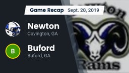 Recap: Newton  vs. Buford  2019