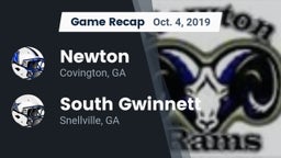Recap: Newton  vs. South Gwinnett  2019