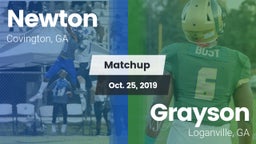 Matchup: Newton  vs. Grayson  2019