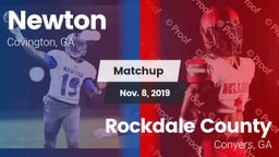 Matchup: Newton  vs. Rockdale County  2019