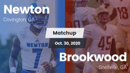 Matchup: Newton  vs. Brookwood  2020