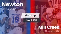 Matchup: Newton  vs. Mill Creek  2020