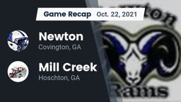 Recap: Newton  vs. Mill Creek  2021