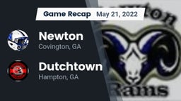 Recap: Newton  vs. Dutchtown  2022