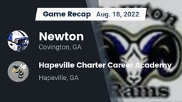 Recap: Newton  vs. Hapeville Charter Career Academy 2022