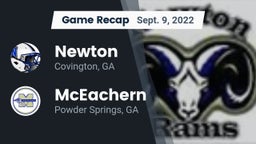 Recap: Newton  vs. McEachern  2022