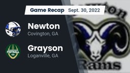 Recap: Newton  vs. Grayson  2022