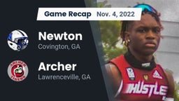 Recap: Newton  vs. Archer  2022