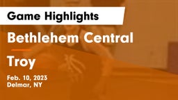 Bethlehem Central  vs Troy  Game Highlights - Feb. 10, 2023
