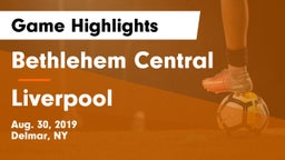 Bethlehem Central  vs Liverpool  Game Highlights - Aug. 30, 2019