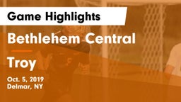 Bethlehem Central  vs Troy  Game Highlights - Oct. 5, 2019
