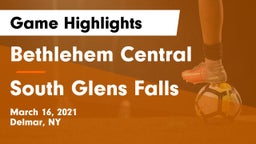 Bethlehem Central  vs South Glens Falls  Game Highlights - March 16, 2021