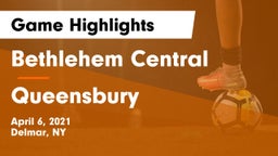 Bethlehem Central  vs Queensbury  Game Highlights - April 6, 2021
