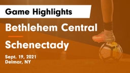 Bethlehem Central  vs Schenectady  Game Highlights - Sept. 19, 2021