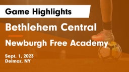 Bethlehem Central  vs Newburgh Free Academy  Game Highlights - Sept. 1, 2023