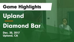 Upland  vs Diamond Bar  Game Highlights - Dec. 20, 2017