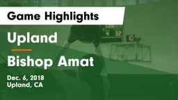Upland  vs Bishop Amat Game Highlights - Dec. 6, 2018