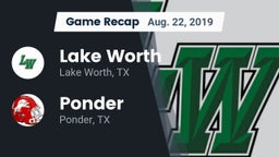 Recap: Lake Worth  vs. Ponder  2019